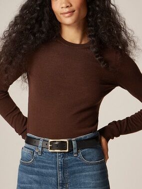 J.Crew Carolyn fitted crewneck sweater in merino wool